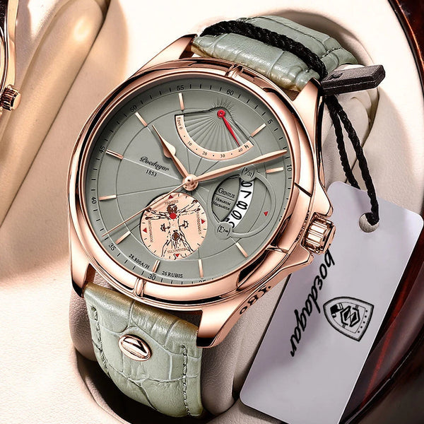 POEDAGAR® Luxury Meridian Sport Men's Quartz Watch.