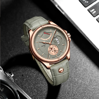 POEDAGAR® Luxury Meridian Sport Men's Quartz Watch.