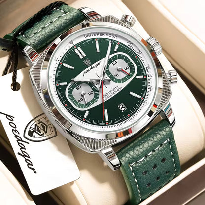 POEDAGAR® Elite Men's Vanguard Chronograph Quartz Watch
