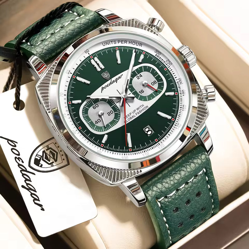 POEDAGAR® Elite Men's Vanguard Chronograph Quartz Watch
