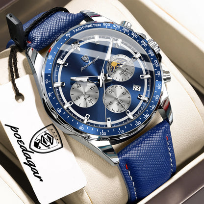 POEDAGAR® luxury Men's Apex Chrono Quartz Sport Watch