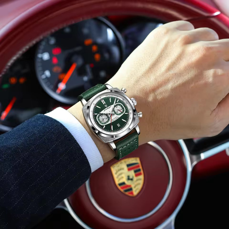 POEDAGAR® Elite Men's Vanguard Chronograph Quartz Watch