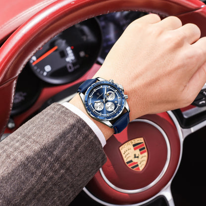 POEDAGAR® luxury Men's Apex Chrono Quartz Sport Watch