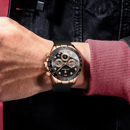 POEDAGAR® Royal Men's Dominator Chrono Quartz Watch
