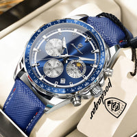 POEDAGAR® luxury Men's Apex Chrono Quartz Sport Watch