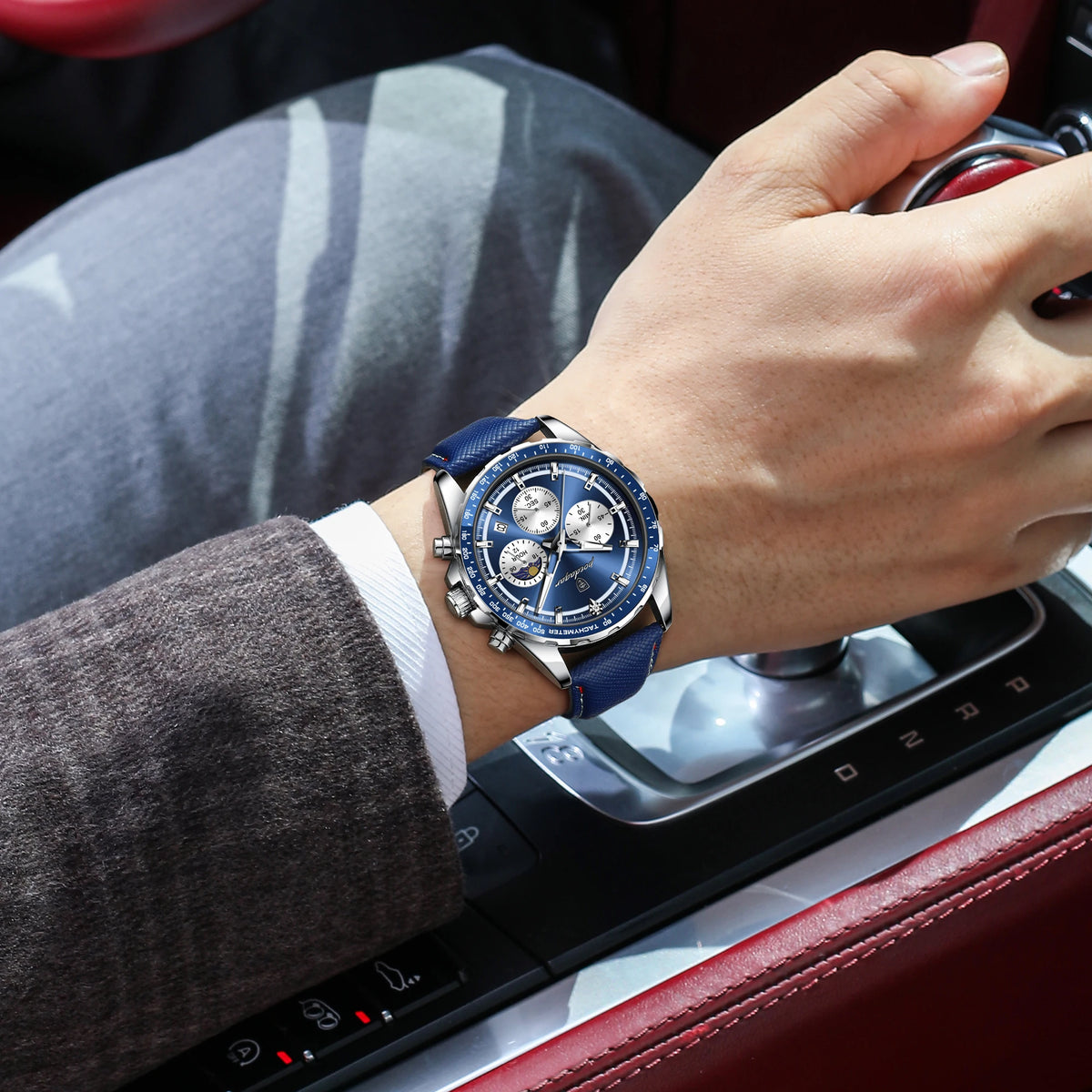 POEDAGAR® luxury Men's Apex Chrono Quartz Sport Watch