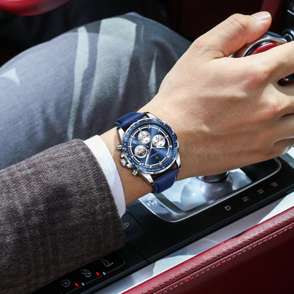 POEDAGAR® luxury Men's Apex Chrono Quartz Sport Watch