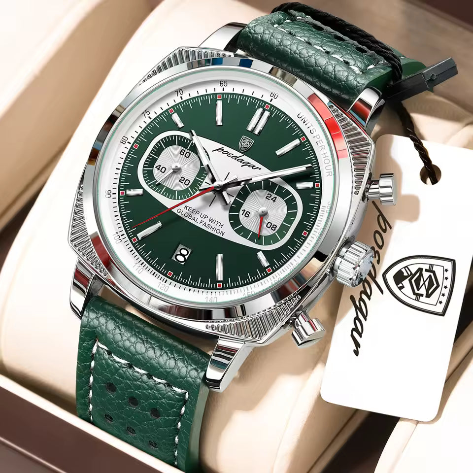 POEDAGAR® Elite Men's Vanguard Chronograph Quartz Watch